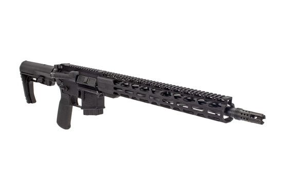 Radical Firearms .350 Legend rifle features a free float M-LOK handguard